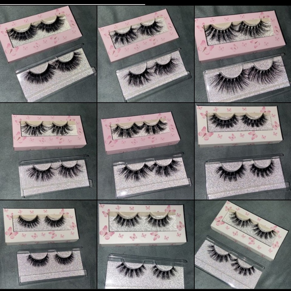 Luxurious 3d mink lashes and 25 mm mink lashes